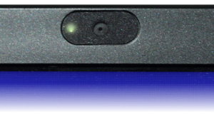 Led light on a laptop's webcam